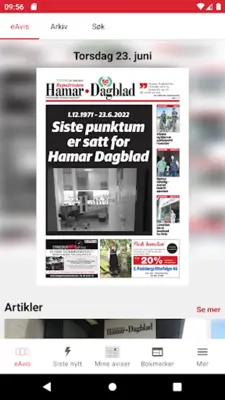 Hamar Dagblad eAvis android App screenshot 14