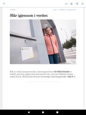 Hamar Dagblad eAvis android App screenshot 2