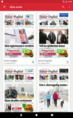 Hamar Dagblad eAvis android App screenshot 5